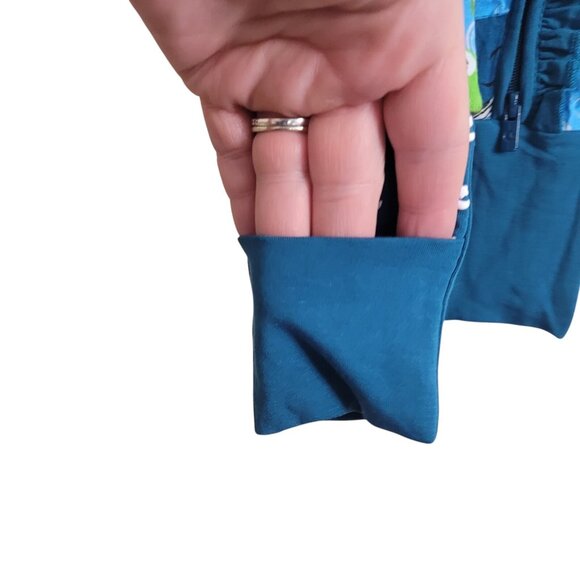 Snuggle Bums Bamboo 9-12 M Baby Girl Under The Sea Zippy Ruffled Sleepwear Ocean - Picture 11 of 16